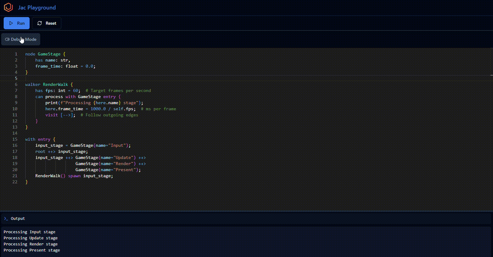 Click here to watch the Debug Mode Demo Video